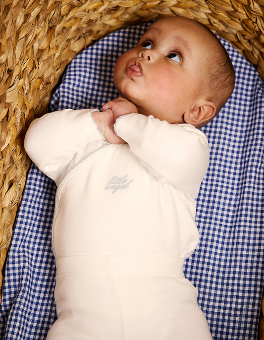 Little Angel Scalloped Bodysuit Set