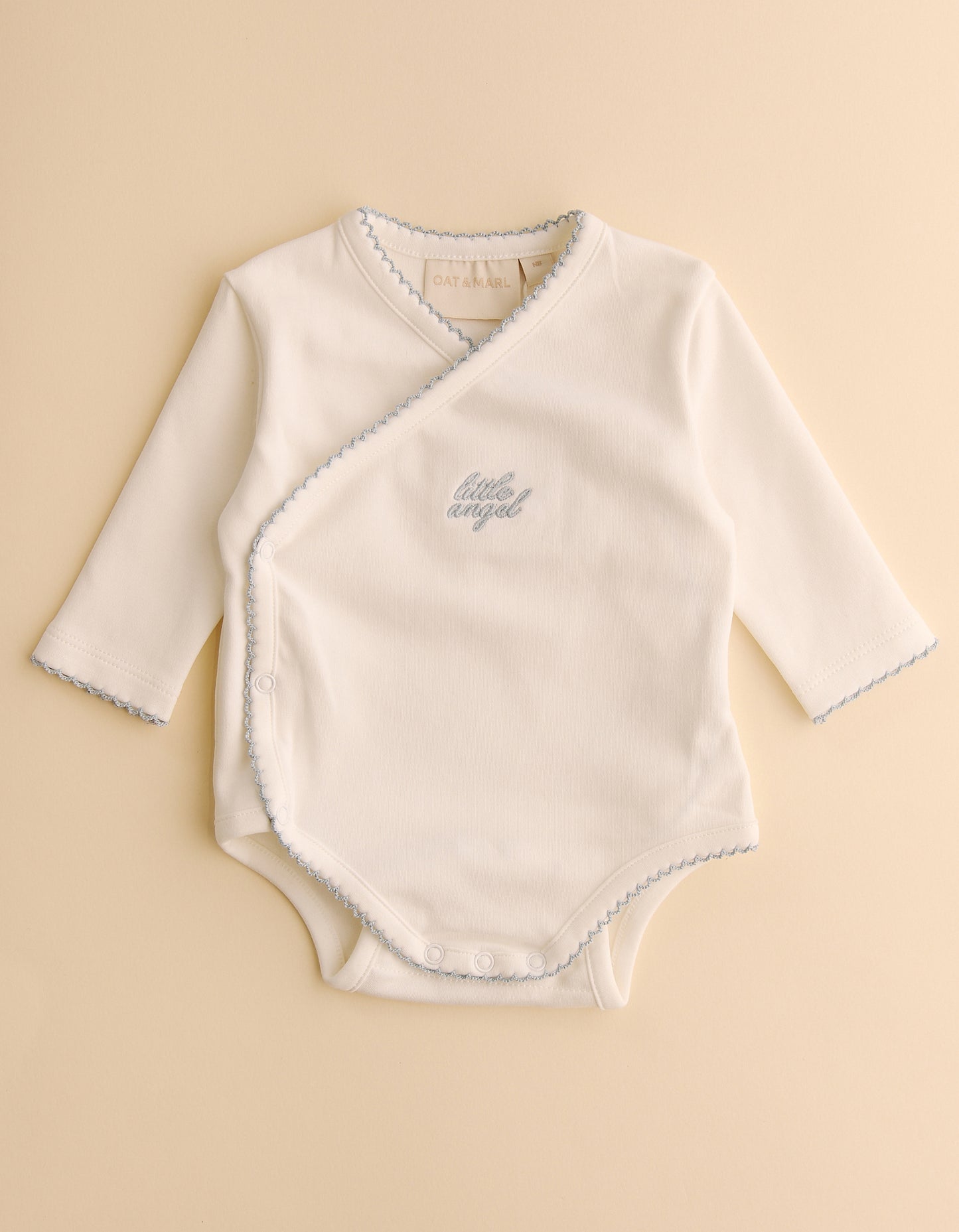 Little Angel Scalloped Bodysuit Set