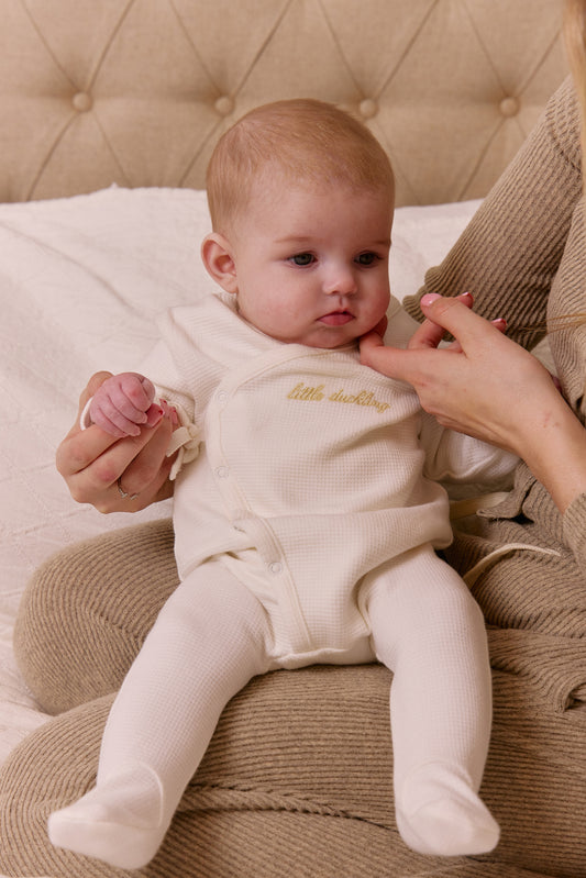 Little Duckling Waffle Sleepsuit