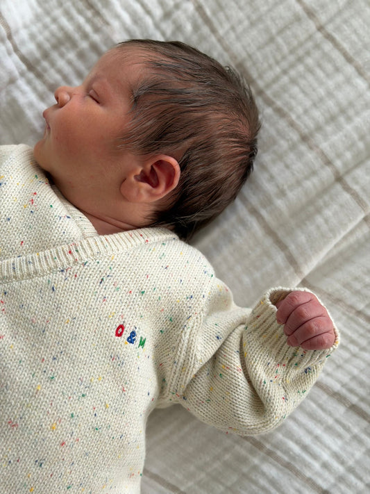 Birthday Cake Knit Wrap All In One