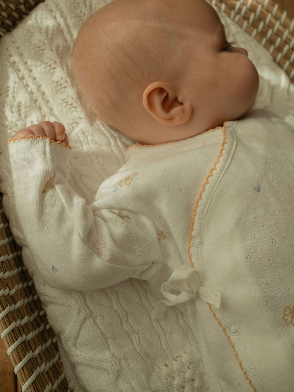 Lucky Clover Pointelle Sleepsuit