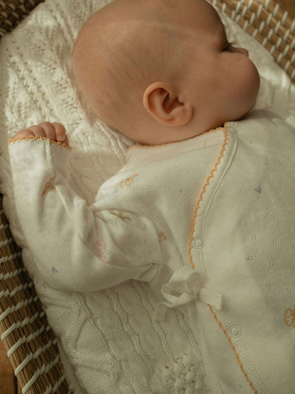 Lucky Clover Pointelle Sleepsuit