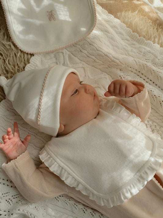 Ballerina Bib and Hat 3 Piece Set