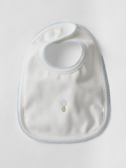 Hot Air Balloon Bib and Hat 3 Piece Set