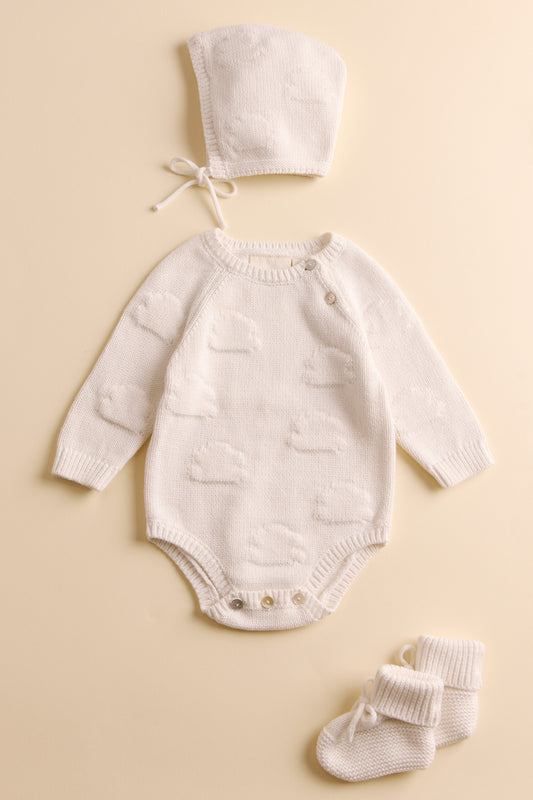 Cloud Romper & Bonnet