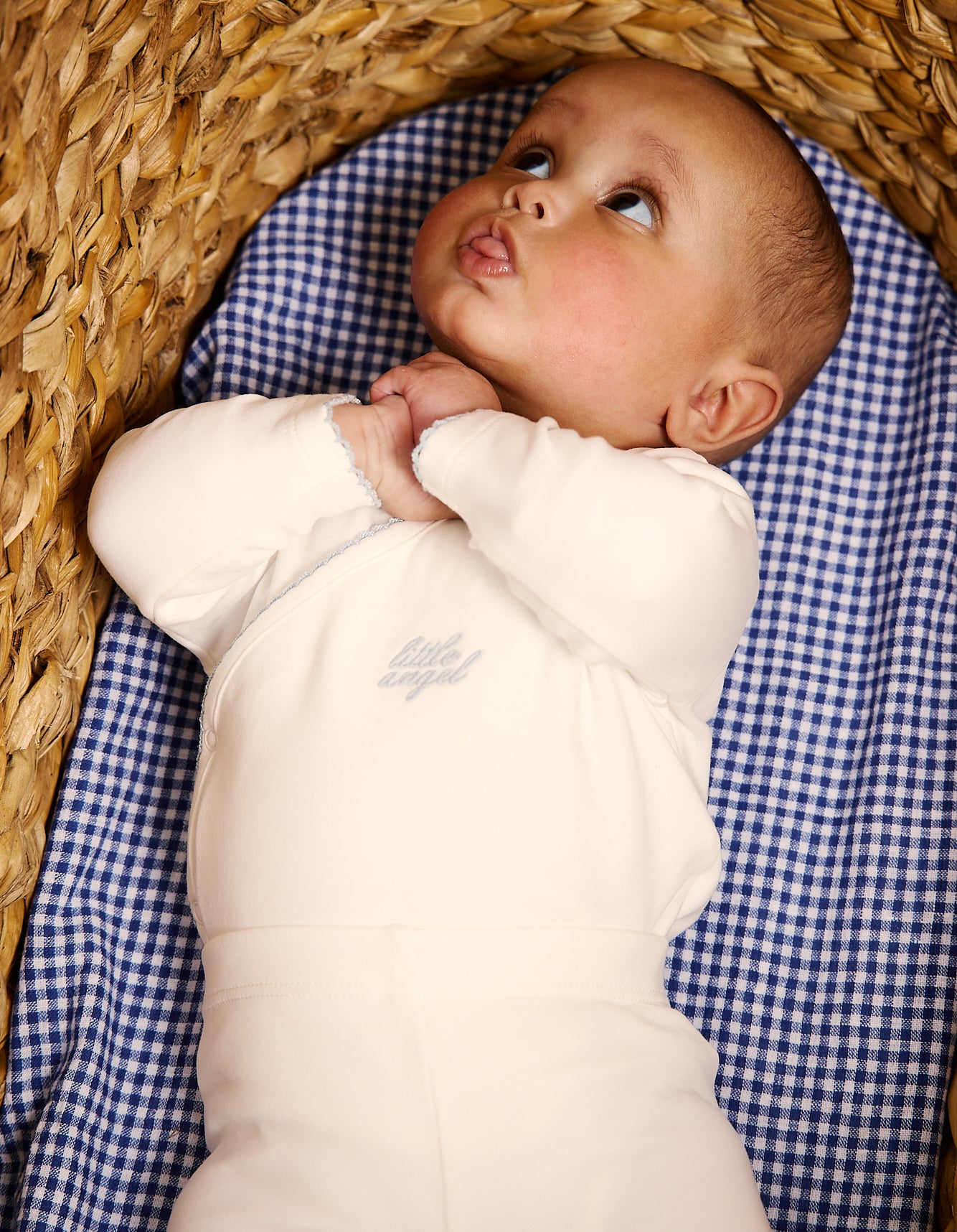 Little Angel Scalloped Bodysuit Set