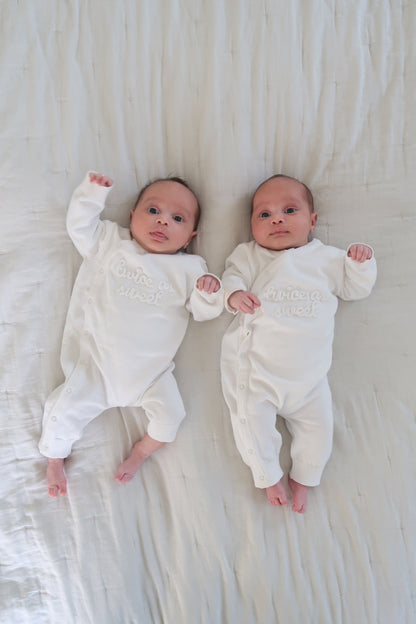 Twice as Sweet Knitted Applique All in One