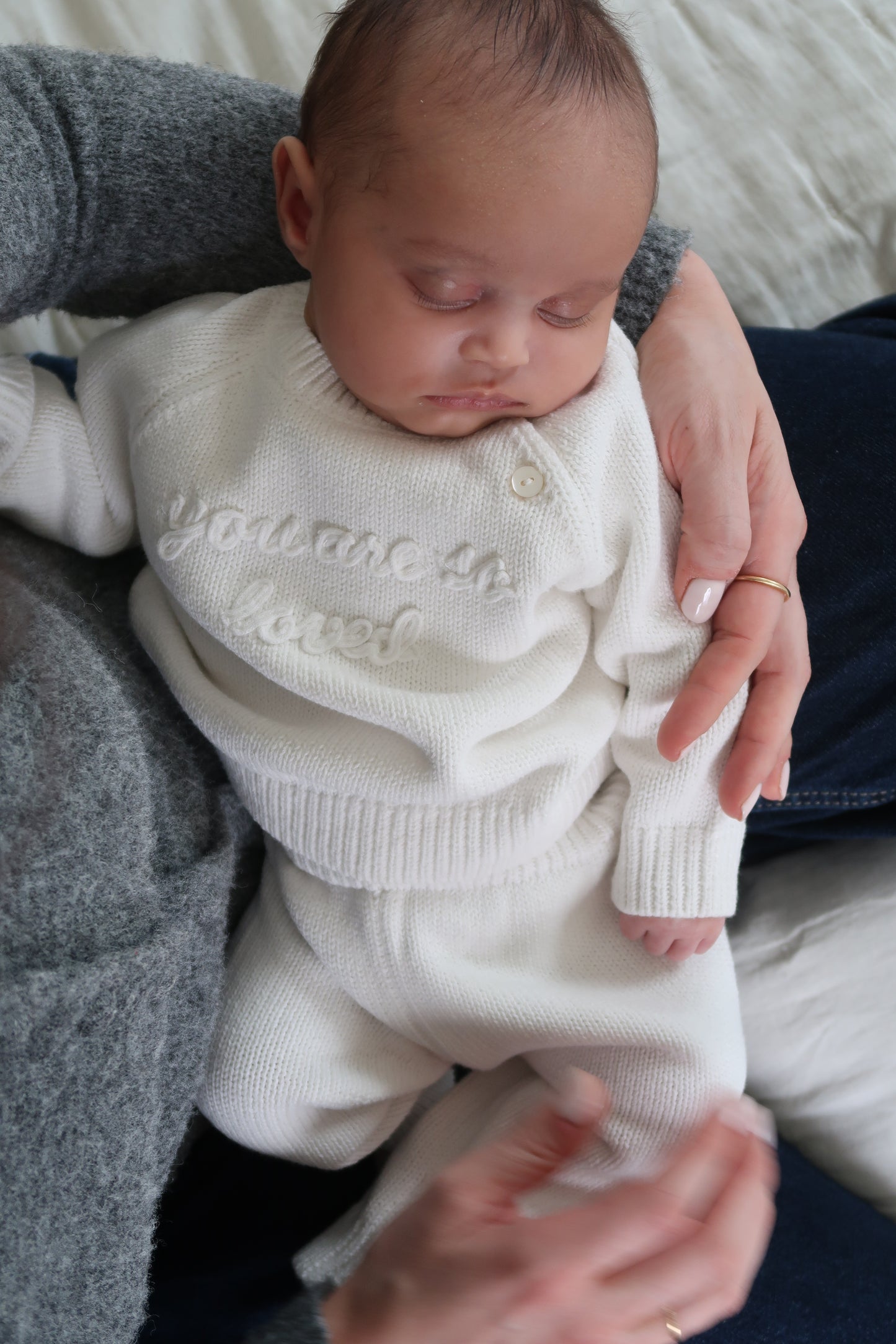You Are So Loved Applique Jumper Set