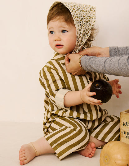 Wayfarer Striped Linen Boilersuit