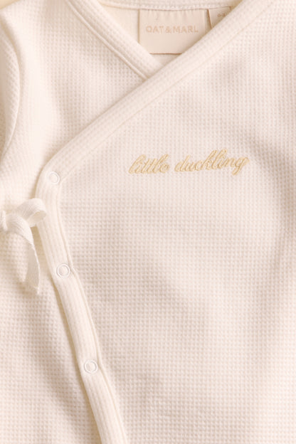 Little Duckling Waffle Sleepsuit