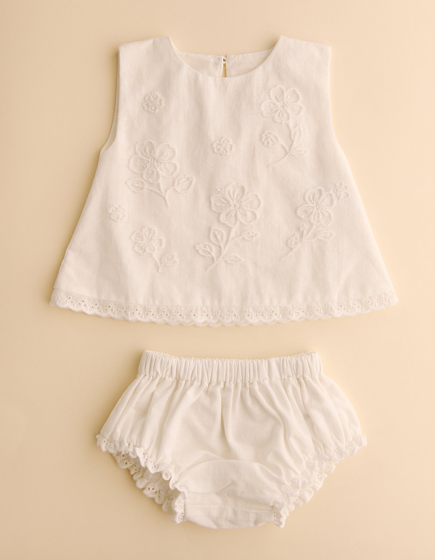 Dreamcatcher Floral Linen Blend Tunic Set