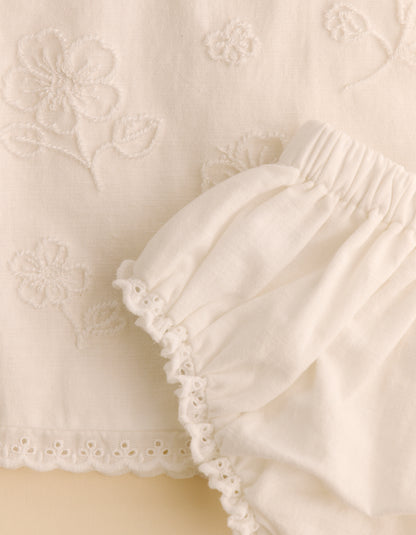 Dreamcatcher Floral Linen Blend Tunic Set
