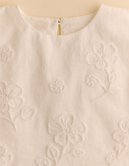 Dreamcatcher Floral Linen Blend Tunic Set