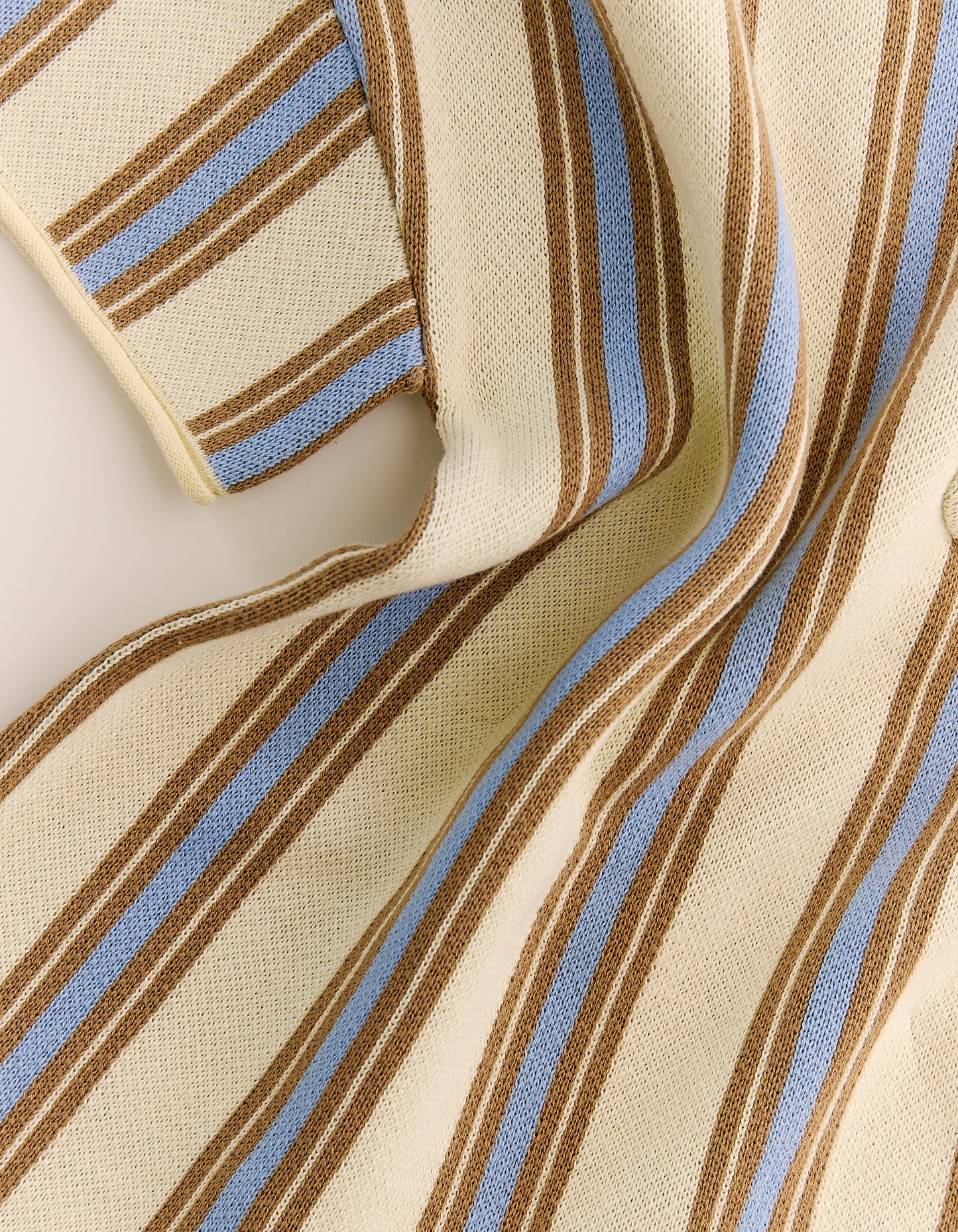 Roam Cotton Stripe Romper in Lemon