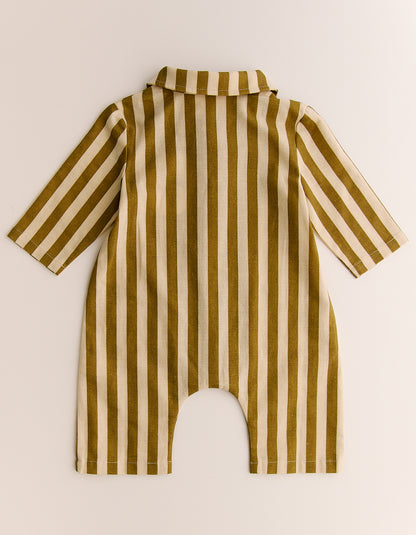 Wayfarer Striped Linen Boilersuit