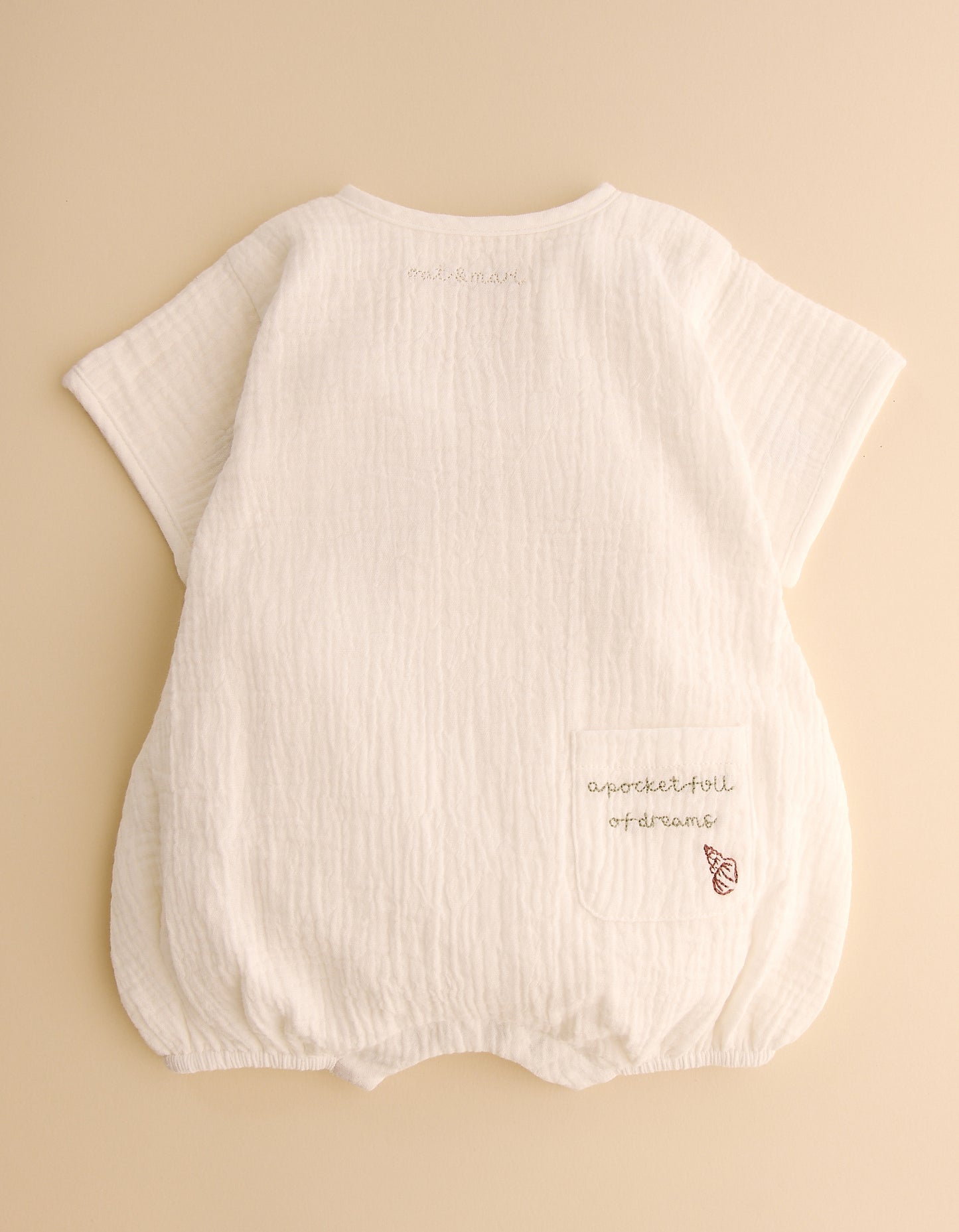 Little Bay Muslin Embroidered Romper