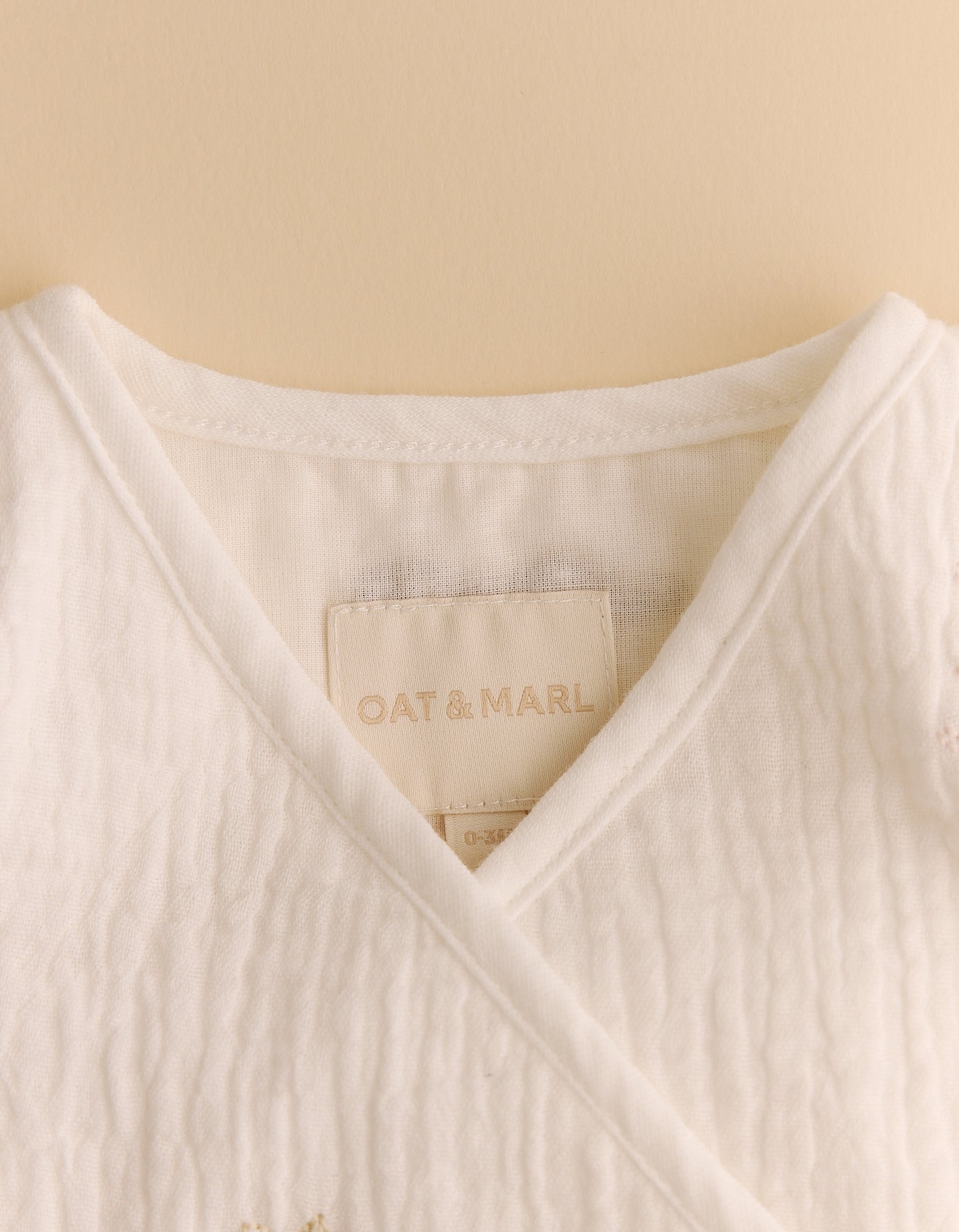 Little Bay Muslin Embroidered Romper