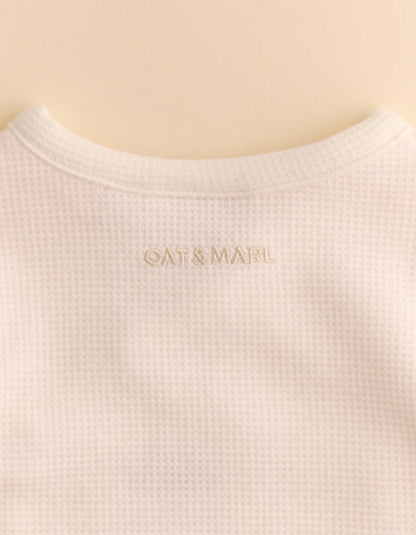 Personalised Waffle Wrapover Sleepsuit