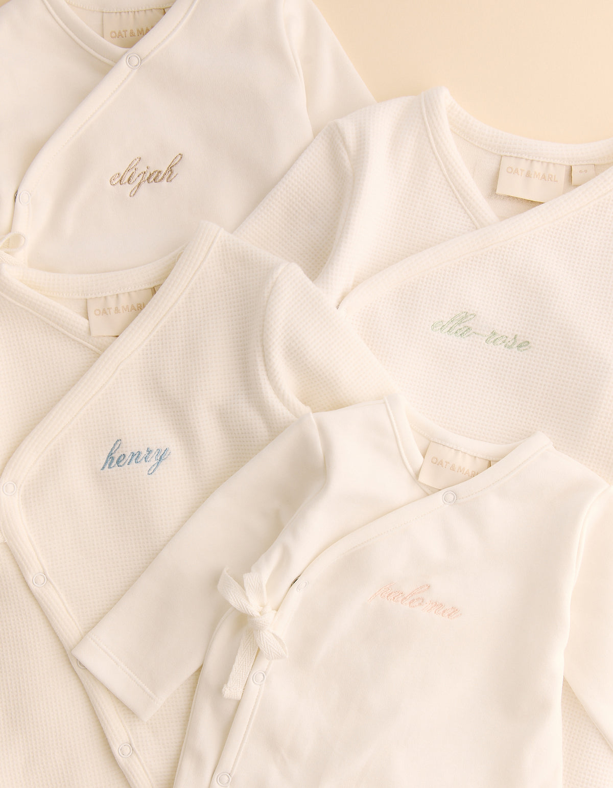 Pointelle Personalised Sleepsuit