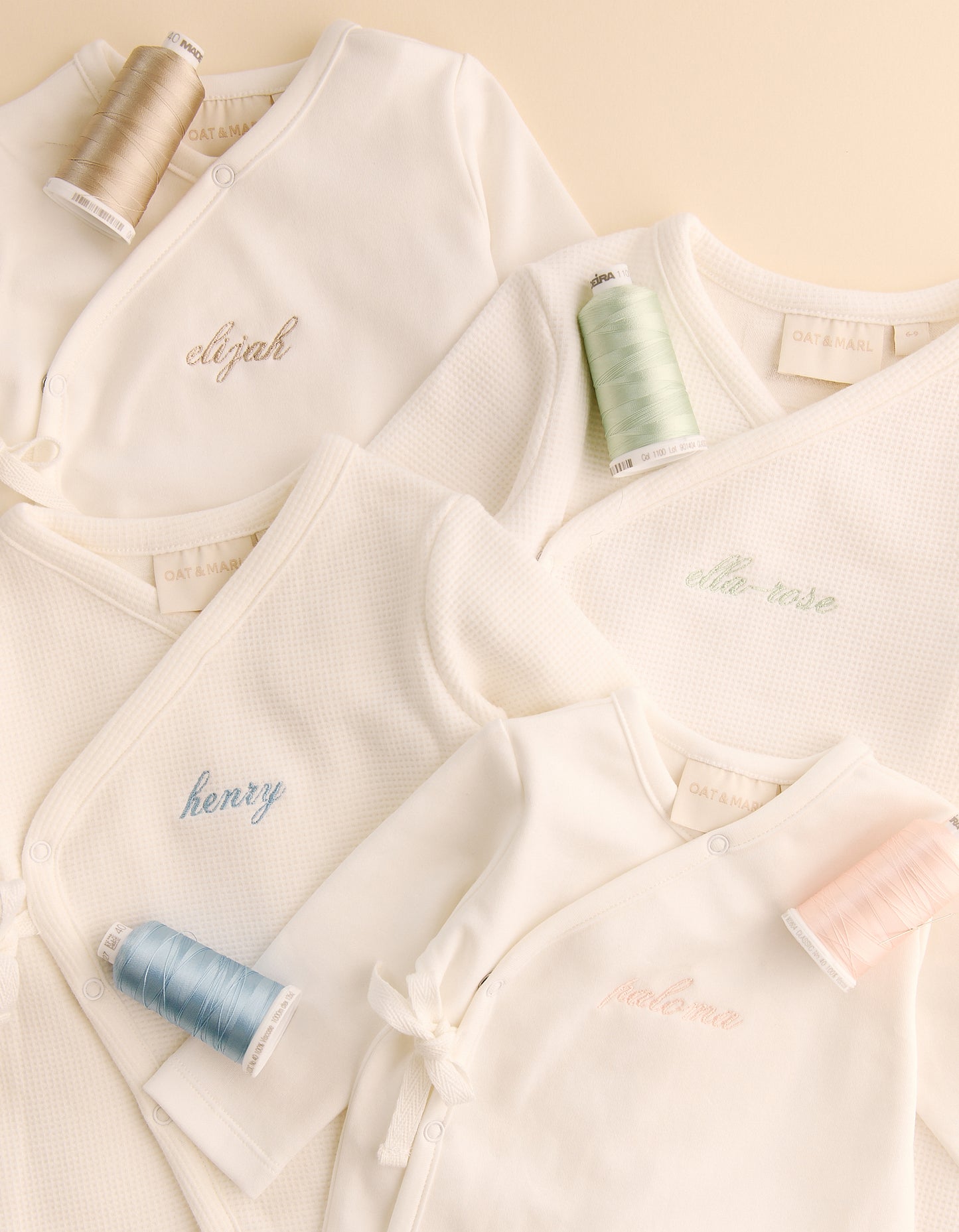 Personalised Waffle Wrapover Sleepsuit
