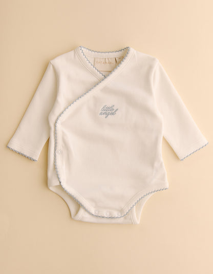 Little Angel Scalloped Bodysuit Set