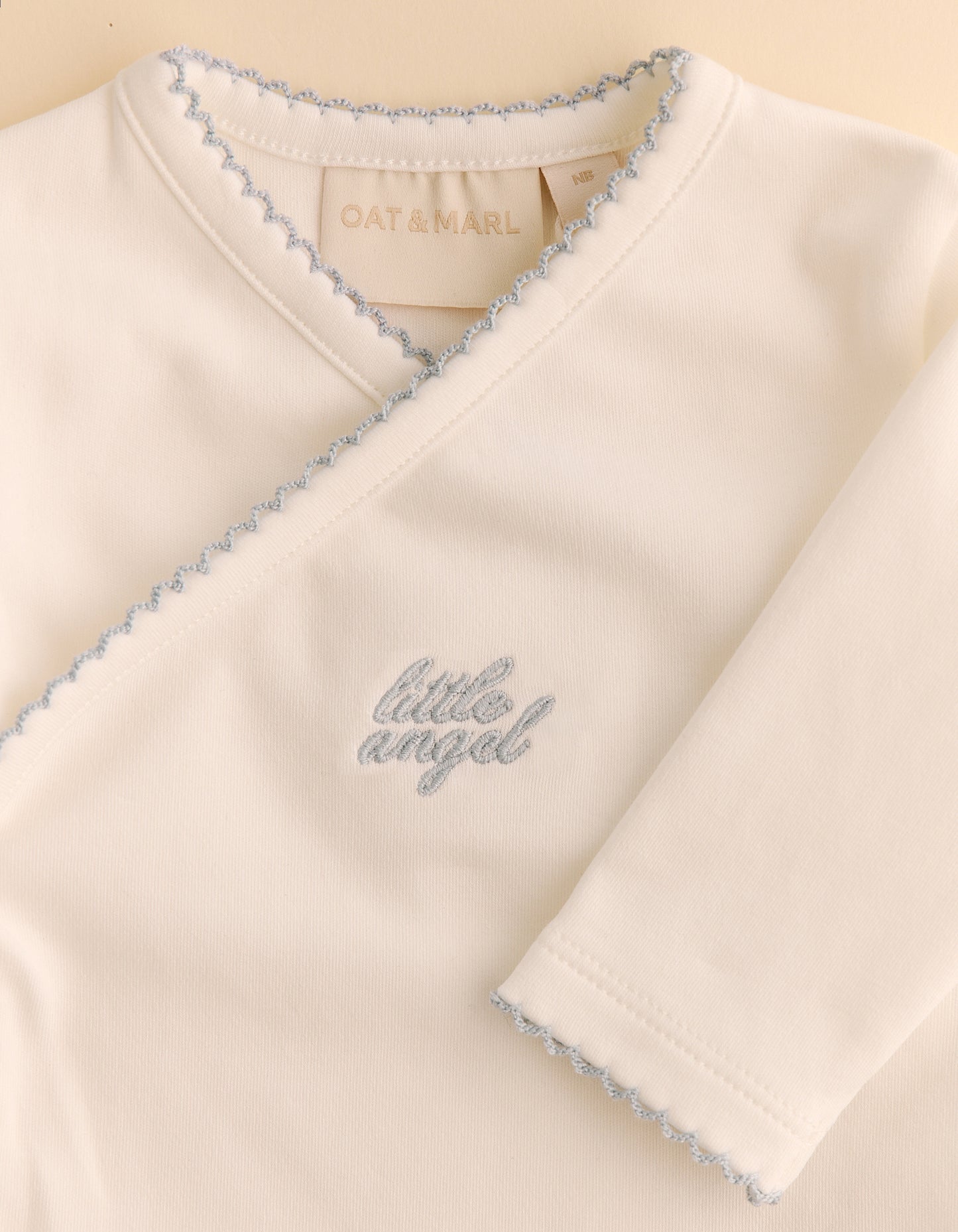 Little Angel Scalloped Bodysuit Set