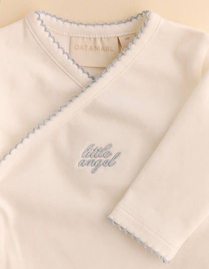 Little Angel Scalloped Bodysuit Set