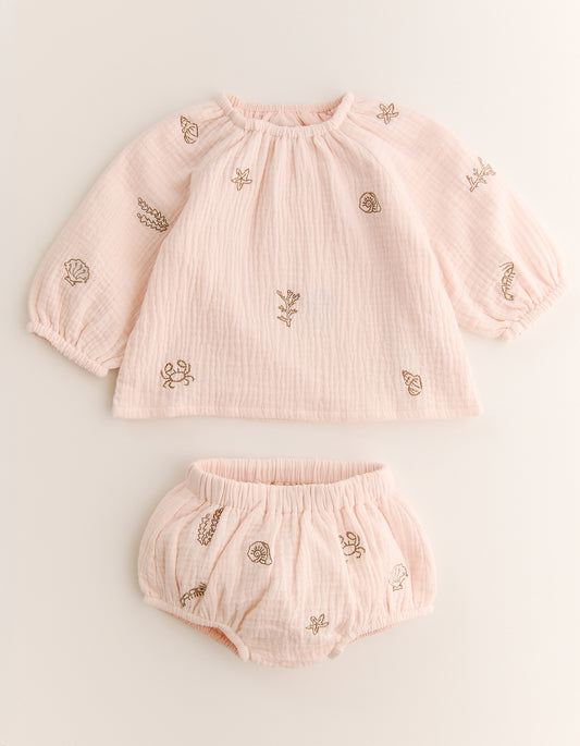 Shoreline Sunshine Cotton Muslin Set