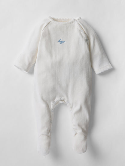 Pointelle Personalised Sleepsuit