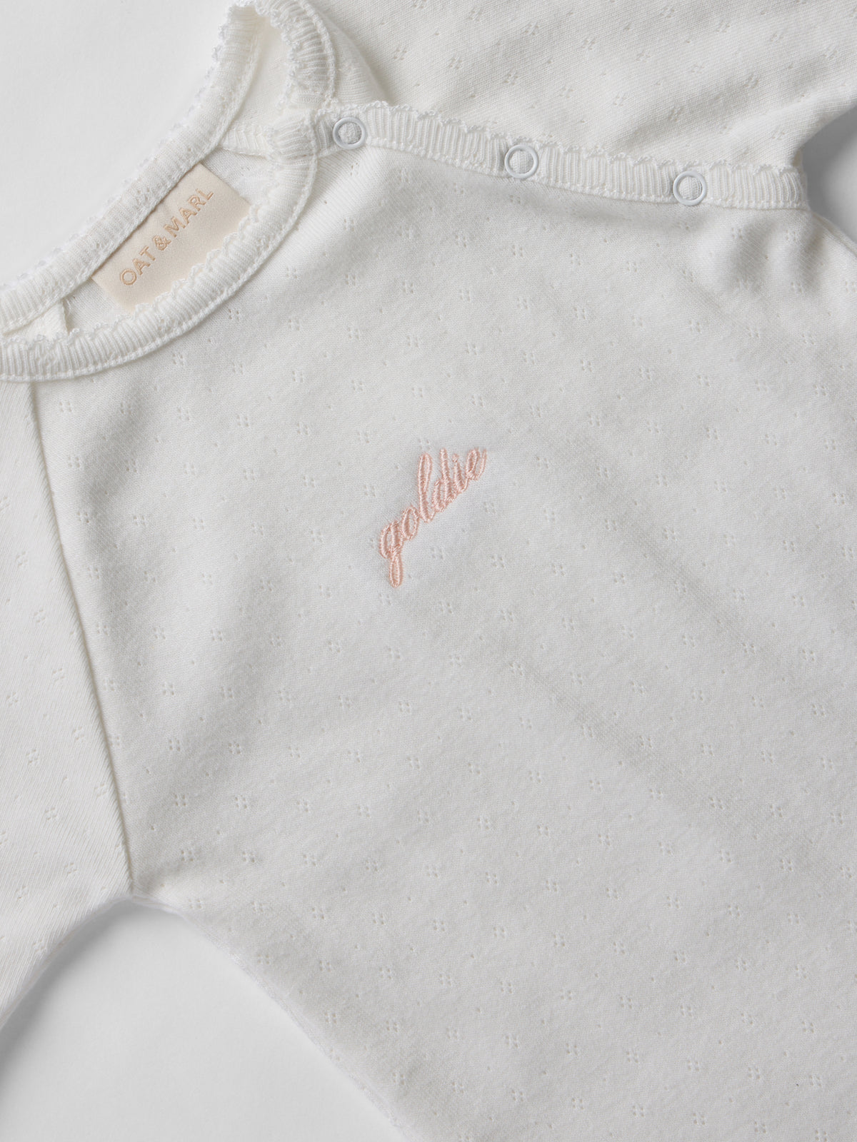 Pointelle Personalised Sleepsuit