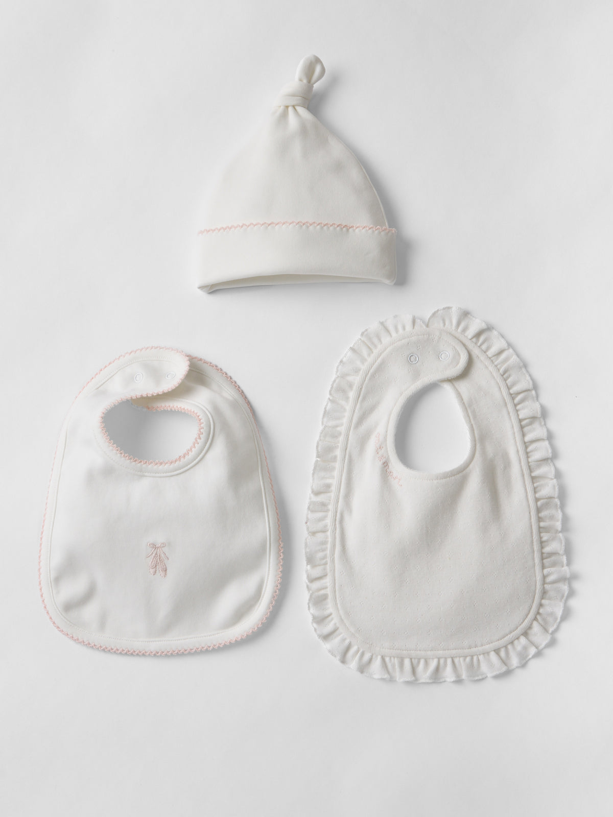 Ballerina Bib and Hat 3 Piece Set
