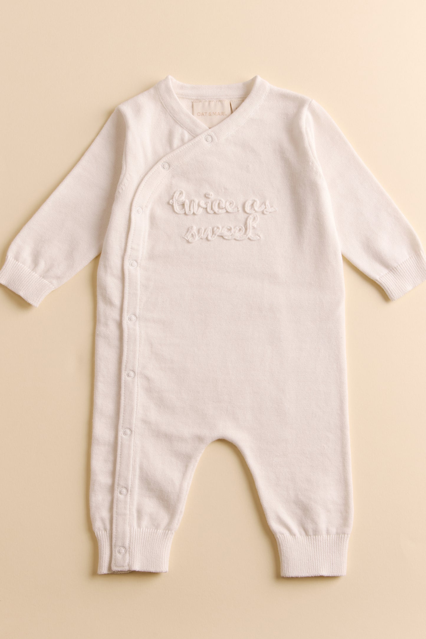 Twice as Sweet Knitted Applique All in One