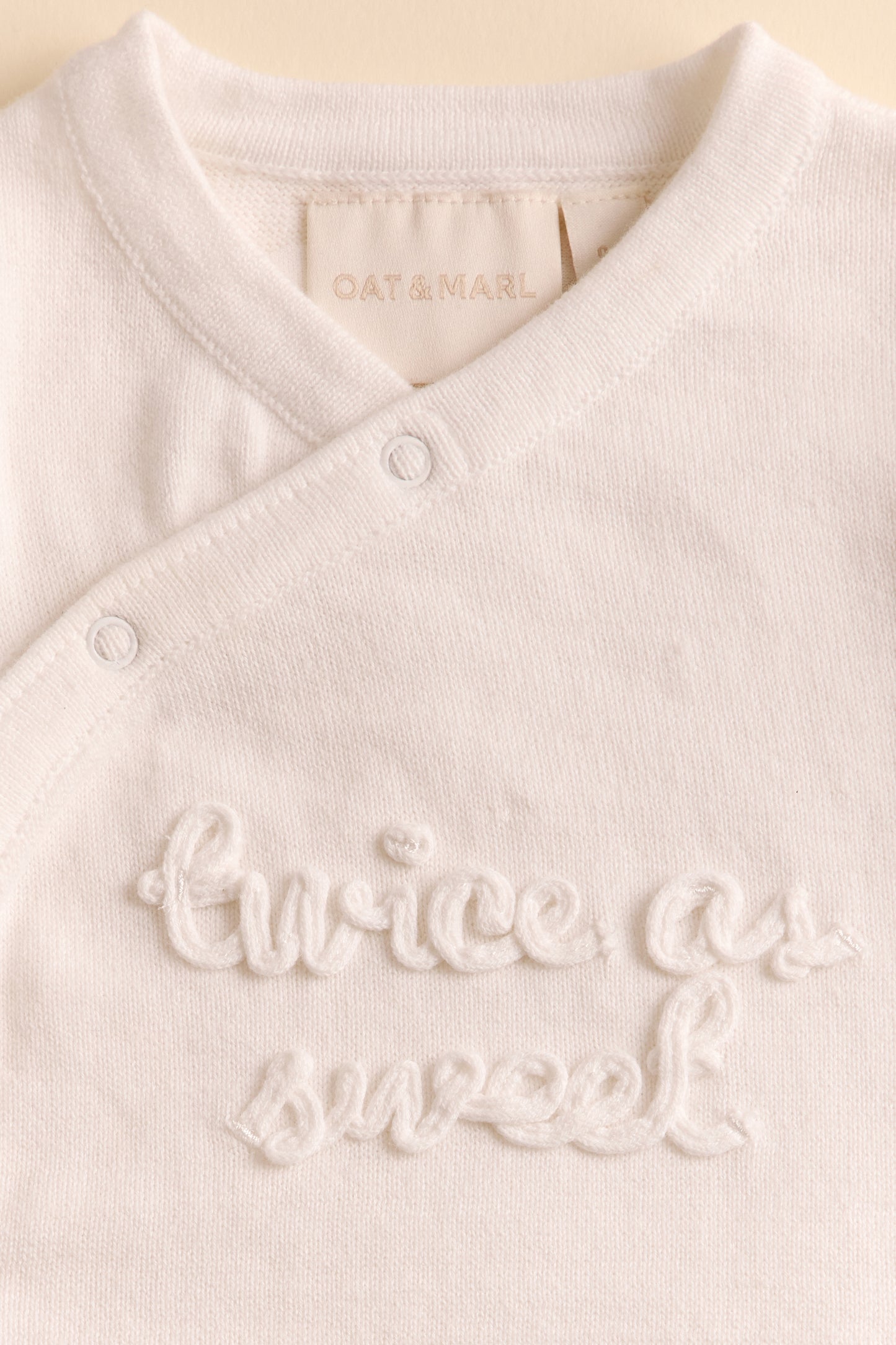 Twice as Sweet Knitted Applique All in One