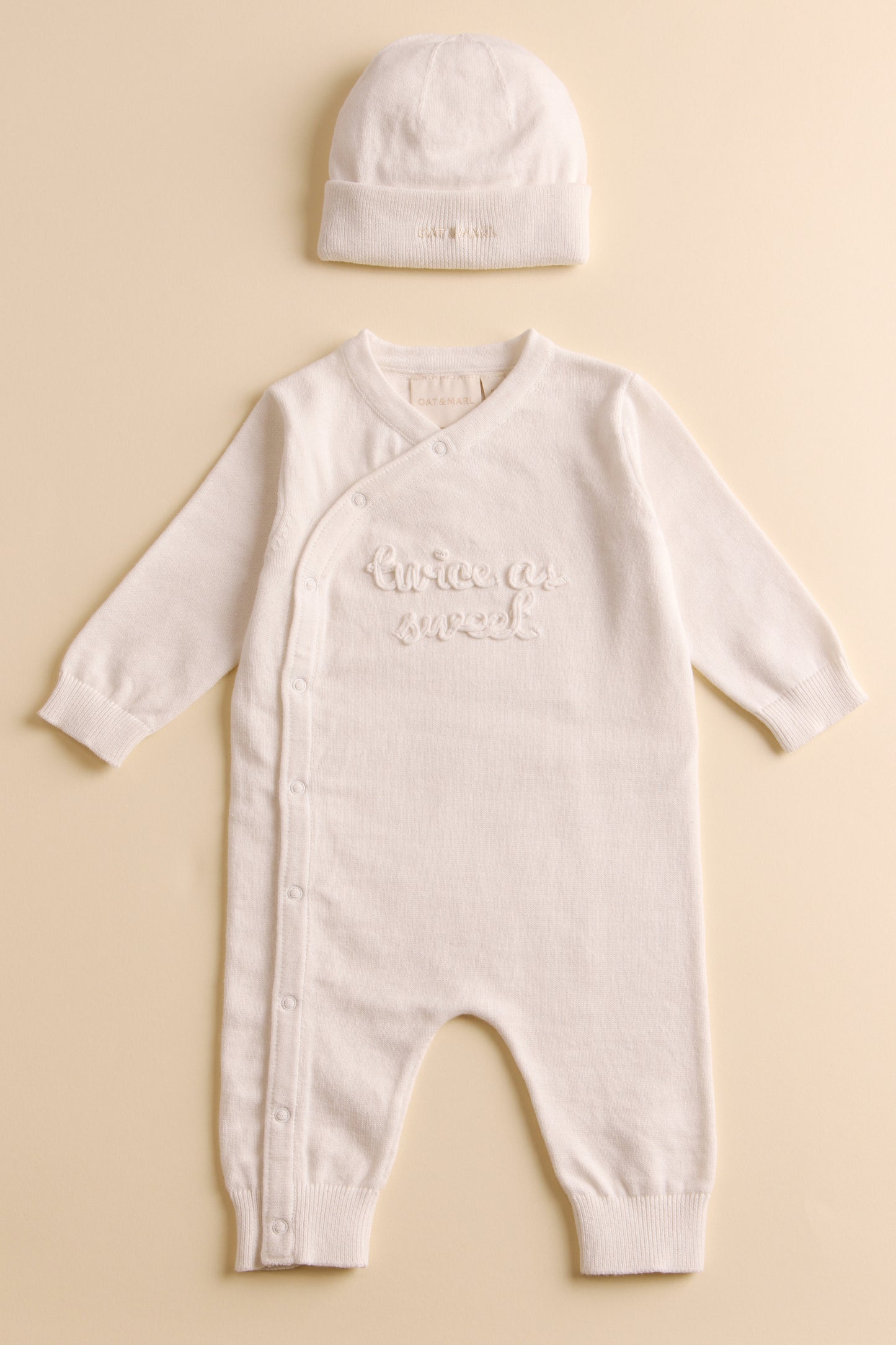 Twice as Sweet Knitted Applique All in One