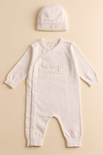 Twice as Sweet Knitted Applique All in One