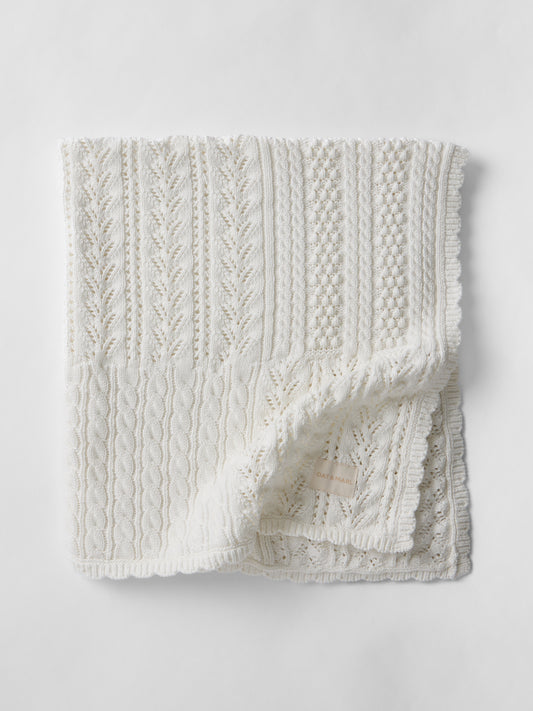 Patchwork Cotton Knitted Blanket