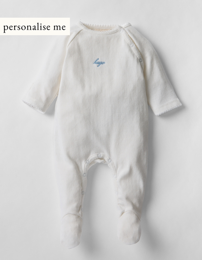 Pointelle Personalised Sleepsuit