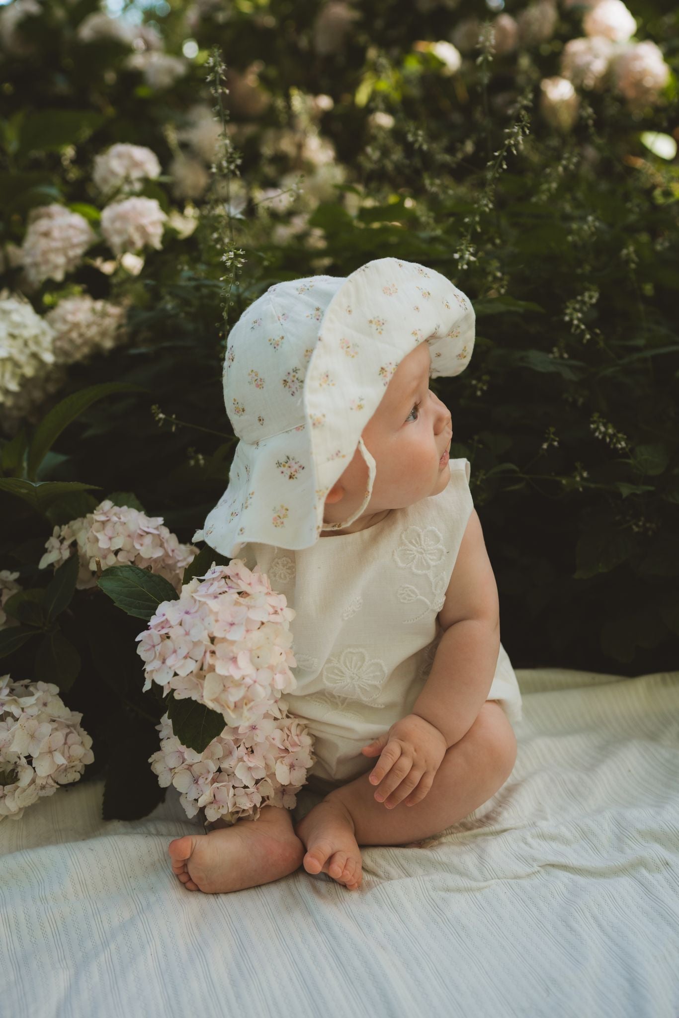 Dreamcatcher Floral Linen Blend Tunic Set